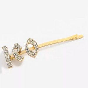 Leo Zodiac Rhinestone Hair Pin